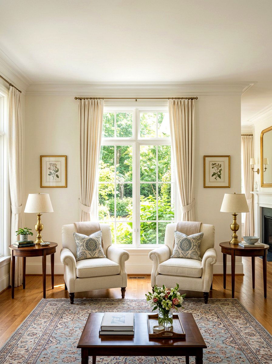 Symmetrical Living Room - 30 updated traditional living room ideas