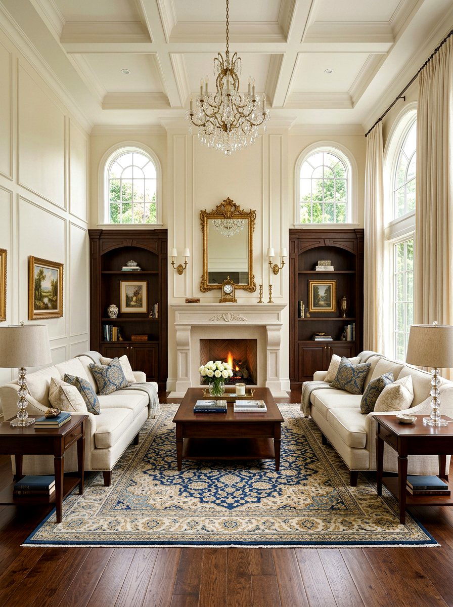 Symmetrical Living Room Layout - 30 editorial living room ideas