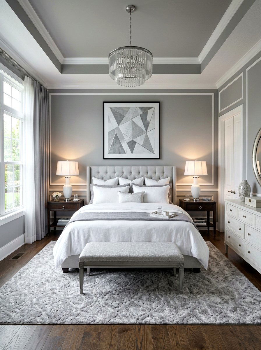Symmetrical Master Bedroom - 30 romantic master bedroom ideas