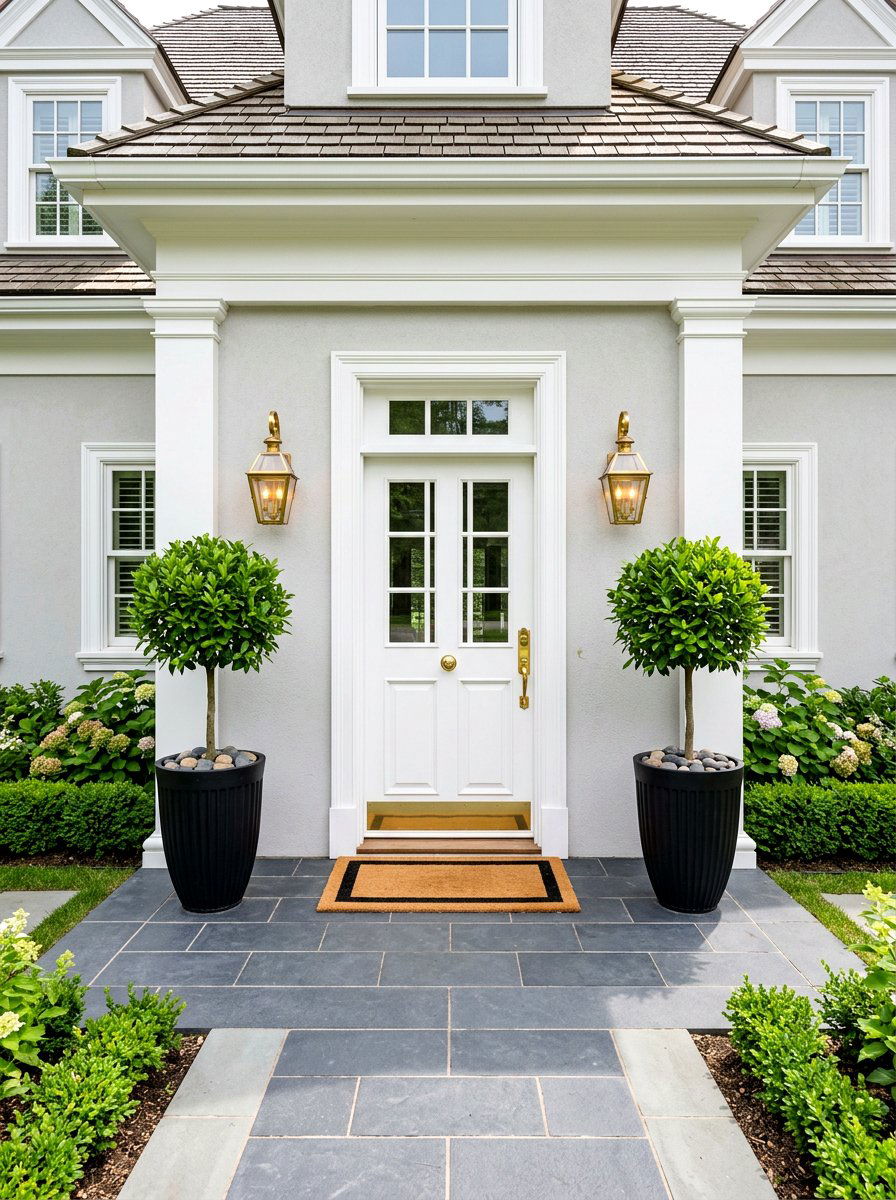Symmetrical Porch Decor - 30 viral front porch ideas