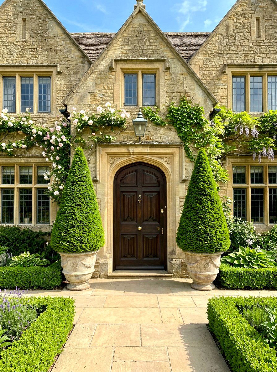 Symmetrical Topiary - 30 formal garden ideas