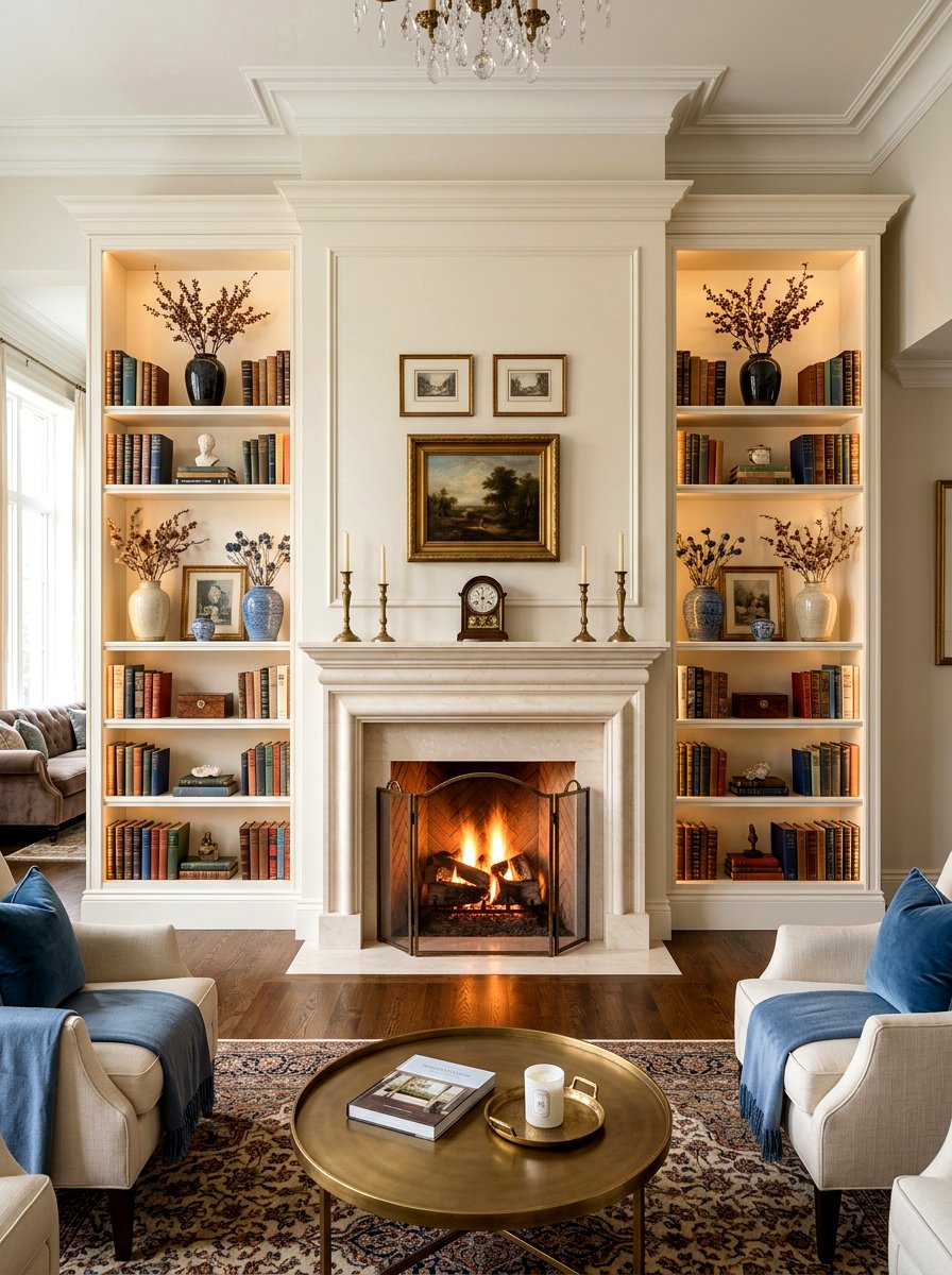 Symmetrical Twin Shelves - 30 shelf styling for Instagram ideas