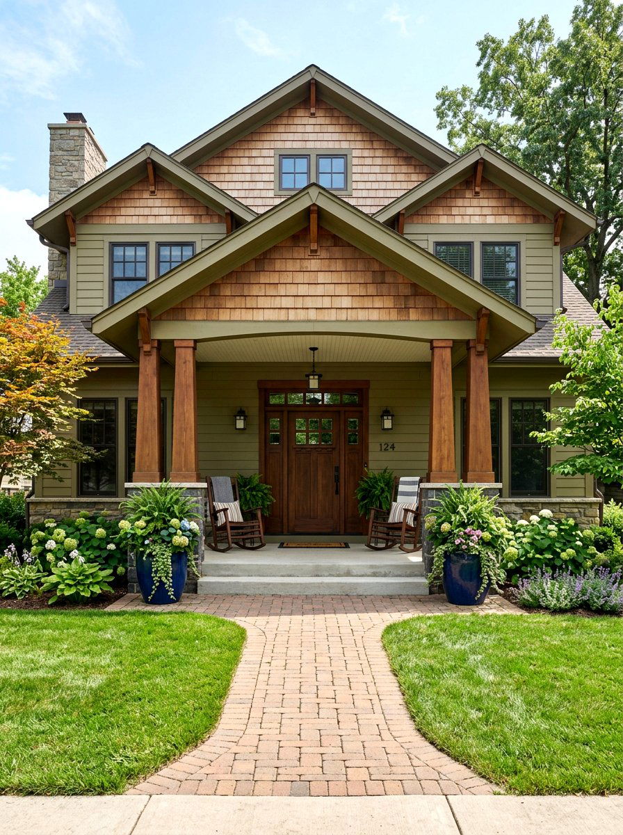 30 Craftsman Front Porch Ideas to Boost Curb Appeal Fast