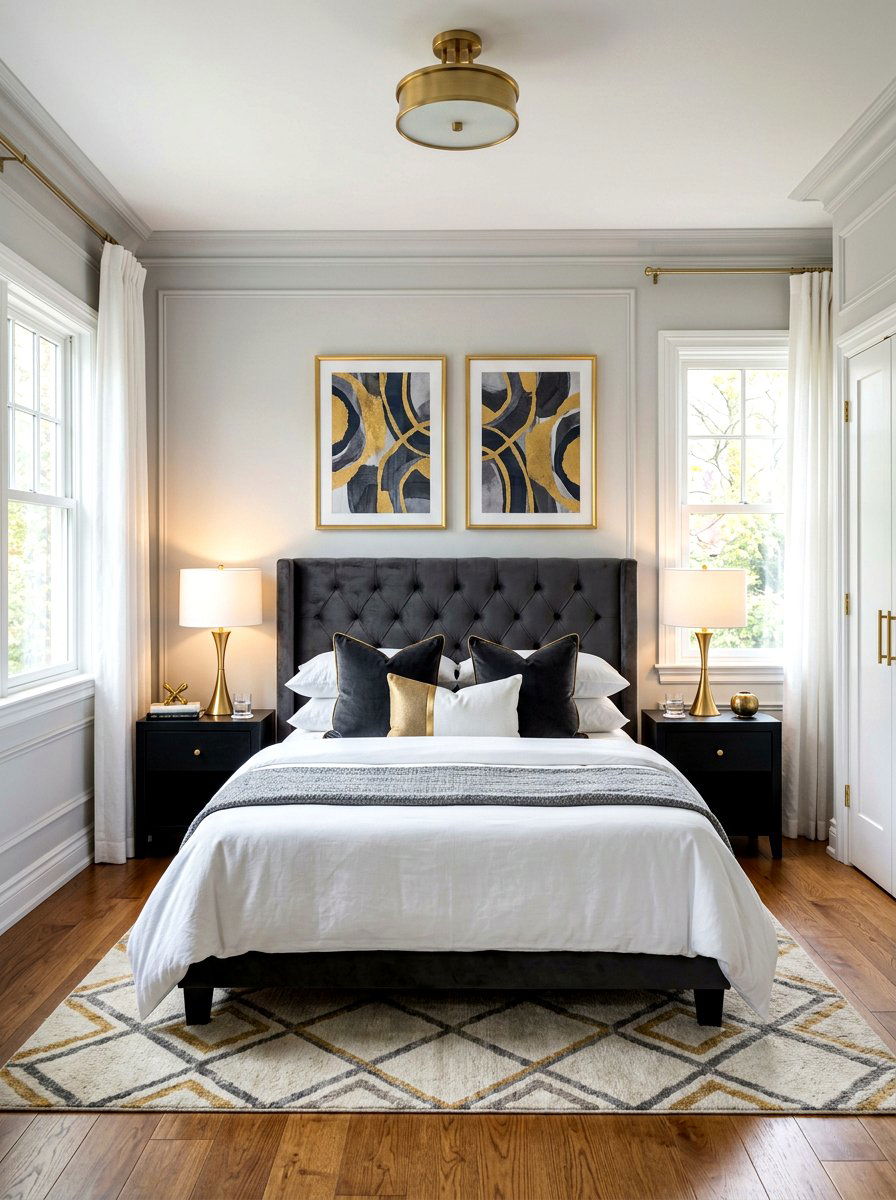 Symmetry In Small Master Bedroom - 30 small master bedroom layout ideas