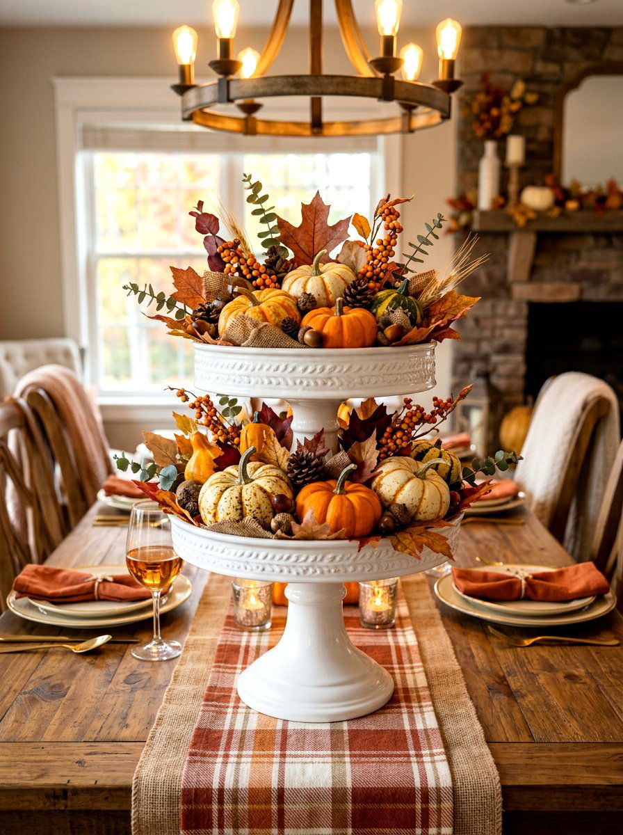 Table Centerpiece Cake Stand - 30 cake stand kitchen decor ideas