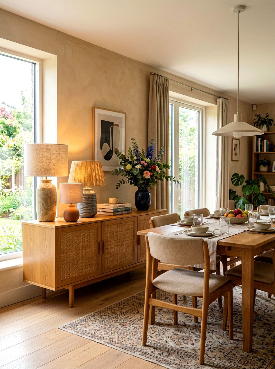 Table Lamp Cluster - 30 no overhead light apartment ideas