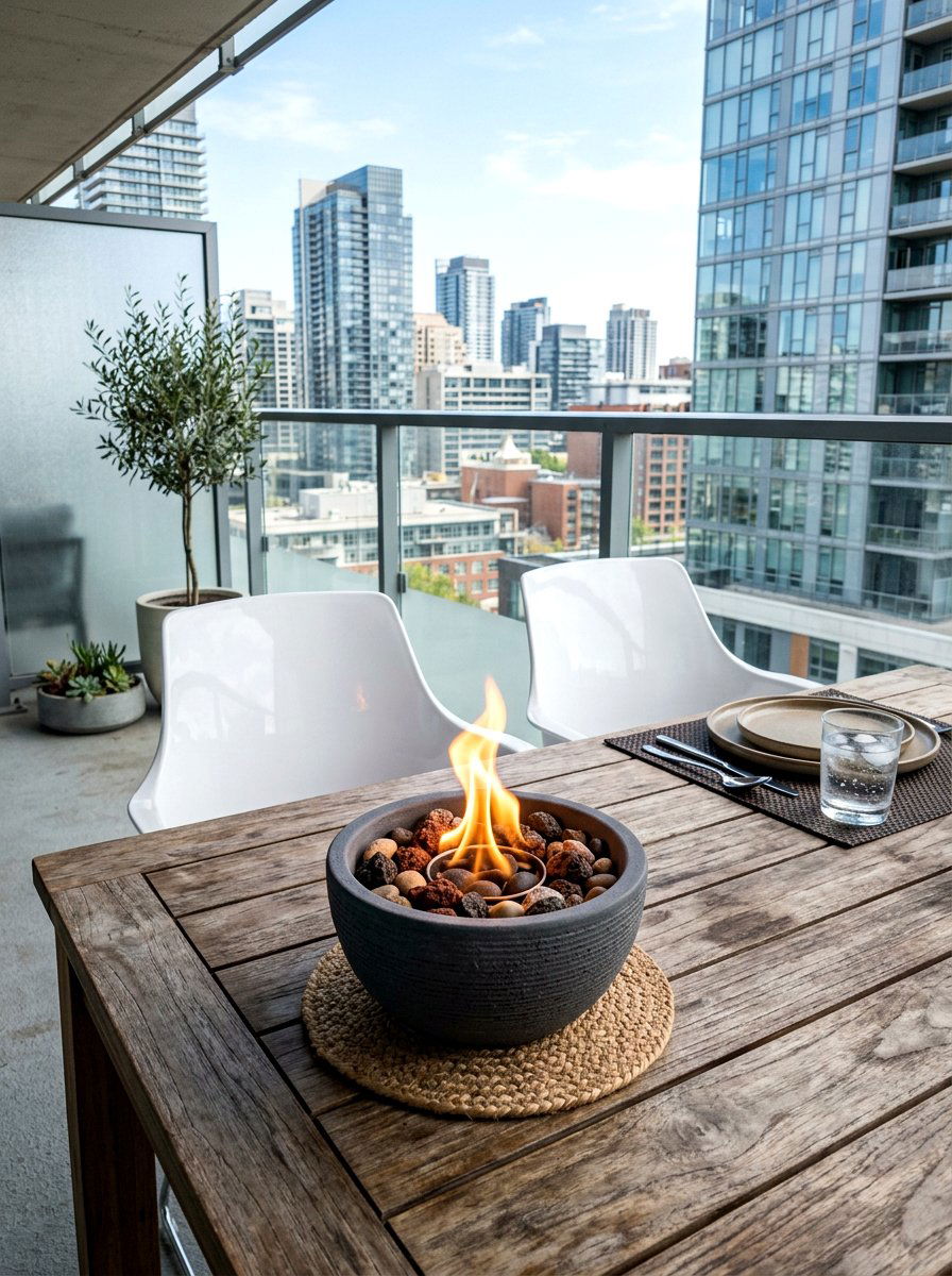 Tabletop Fire Pit - 30 budget fire pit ideas