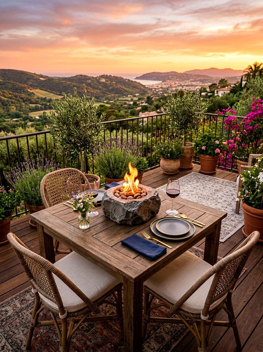 Tabletop Fire Pit - 30 cozy fire pit ideas