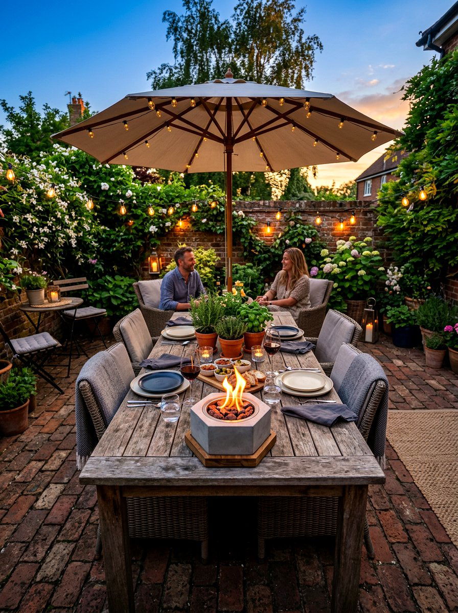 Tabletop Fire Pit Patio - 30 backyard retreat fire pit ideas