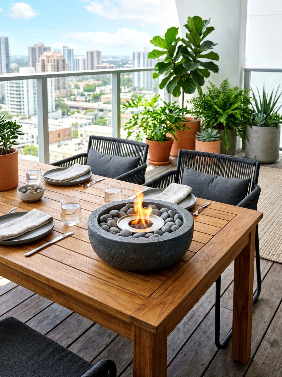 Tabletop fire pit - 30 diy style fire pit ideas