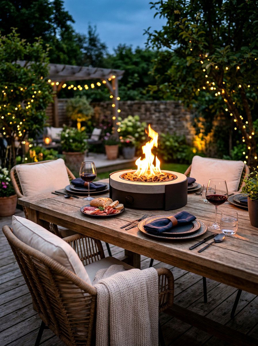 Tabletop fire pit - 30 round fire pit ideas