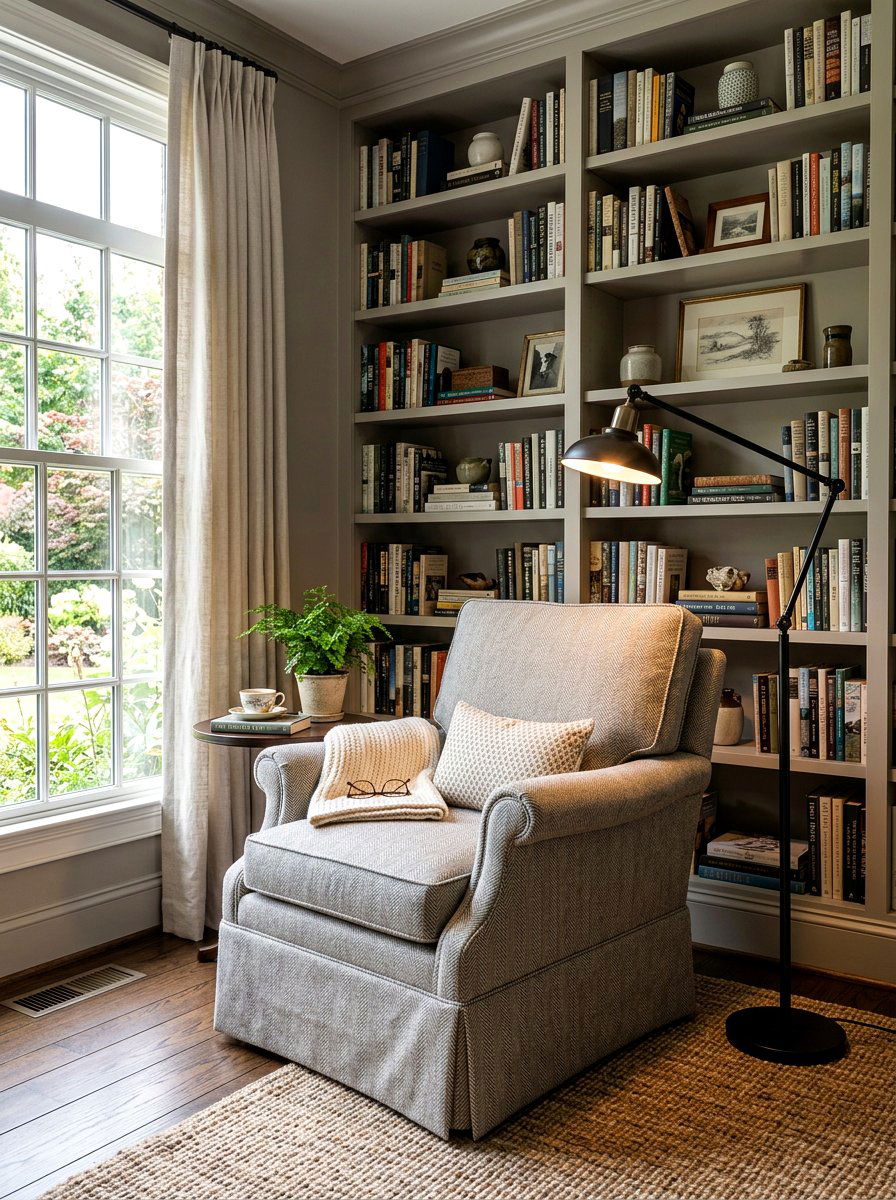 Tailored Armchair - 30 tailored skirted furniture ideas