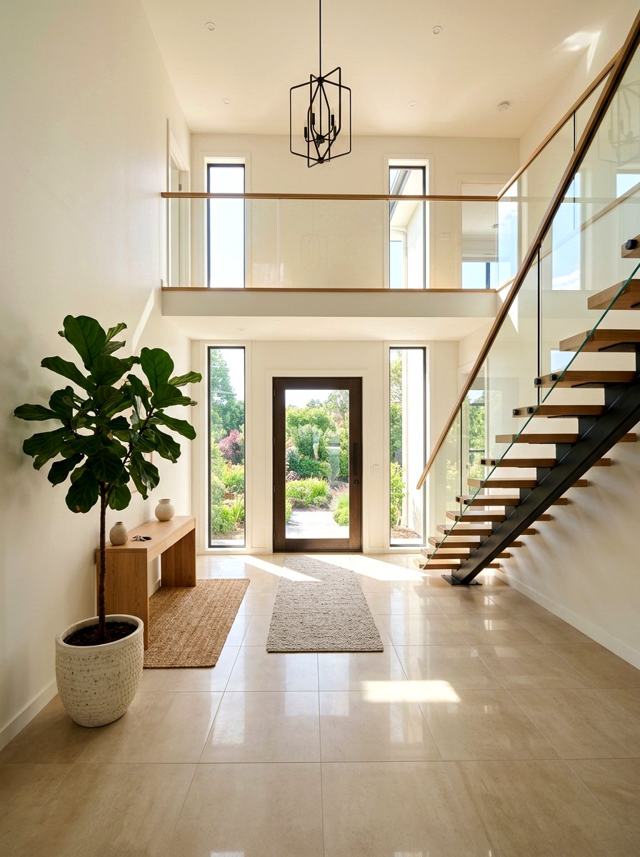 Tall Entryway Windows - 30 two story foyer ideas
