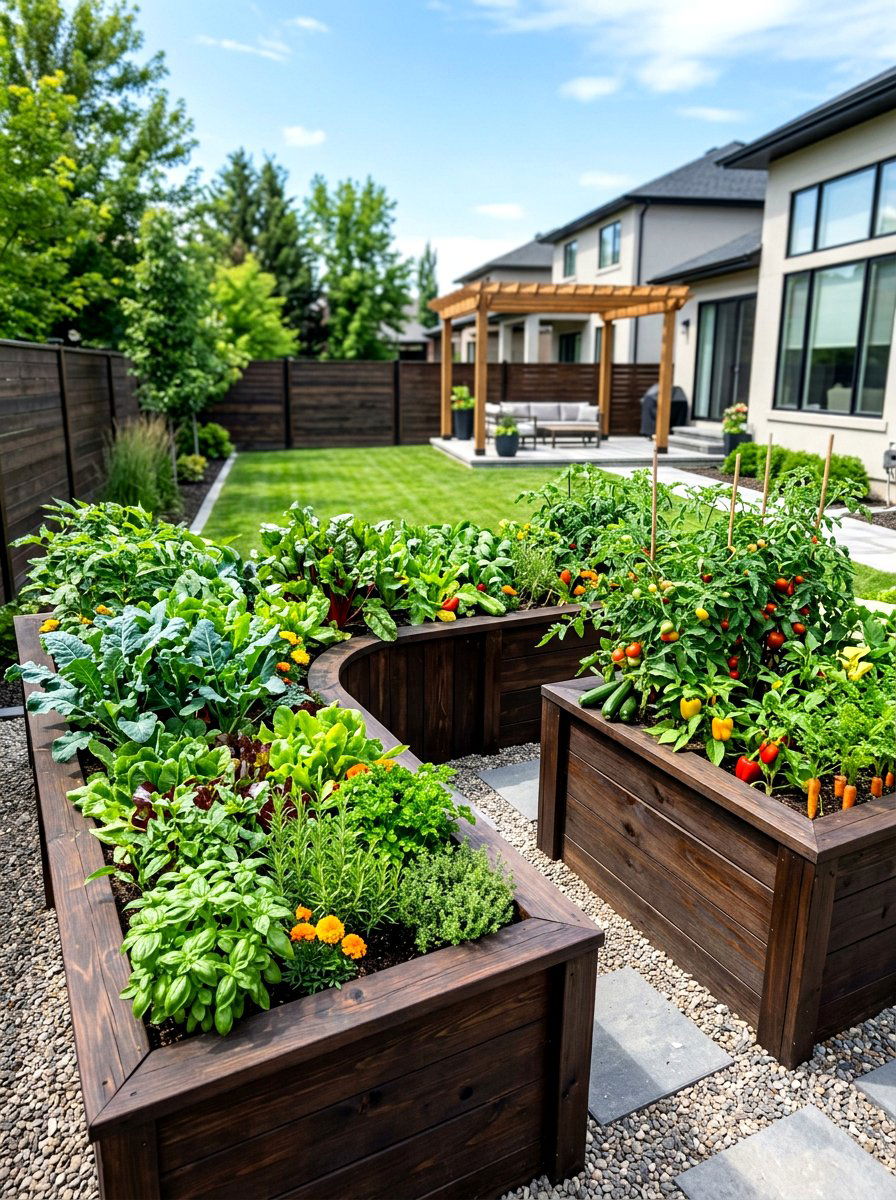 Tall Ergonomic Garden Bed - 30 raised bed layout ideas
