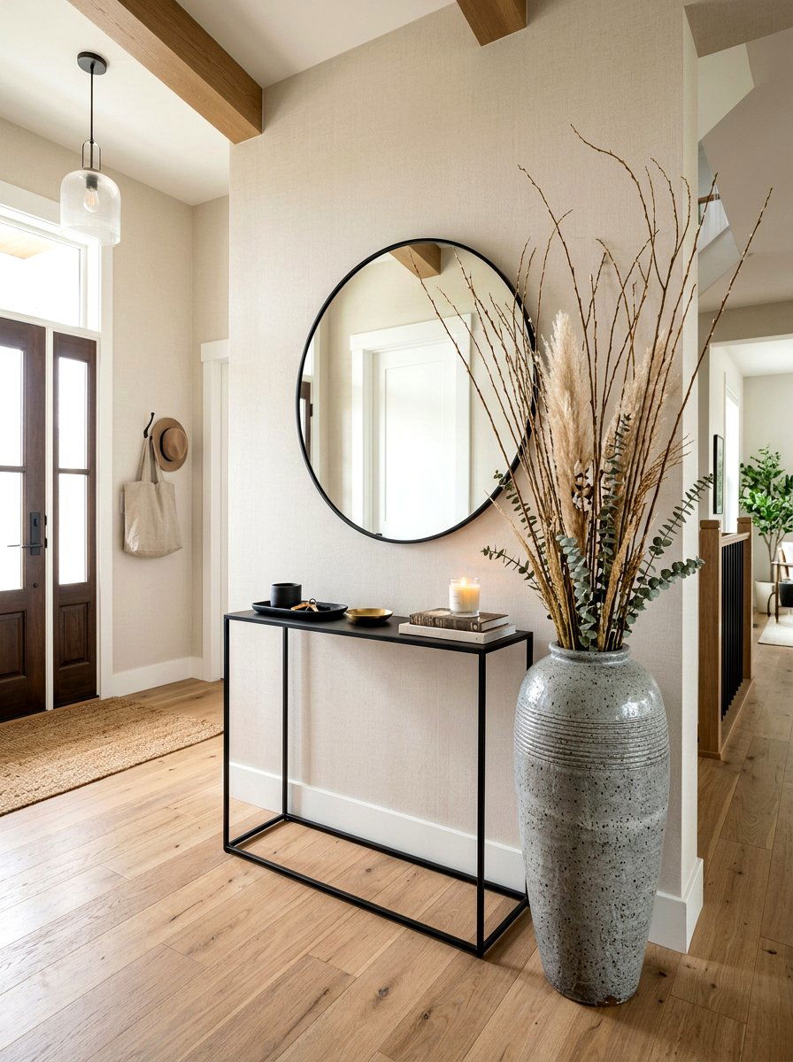 Tall Floor Vase Entryway - 30 ceramic vase styling ideas
