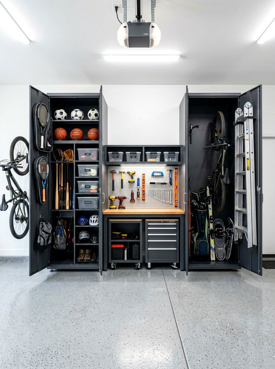 Tall Garage Storage Cabinet - 30 garage cabinet ideas