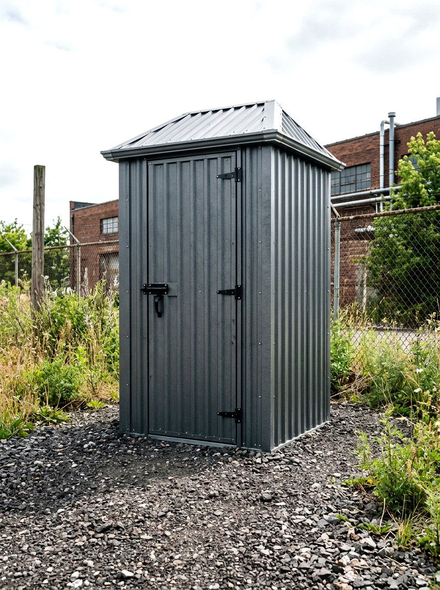 Tall Narrow Metal Shed - 30 outdoor broom closet ideas