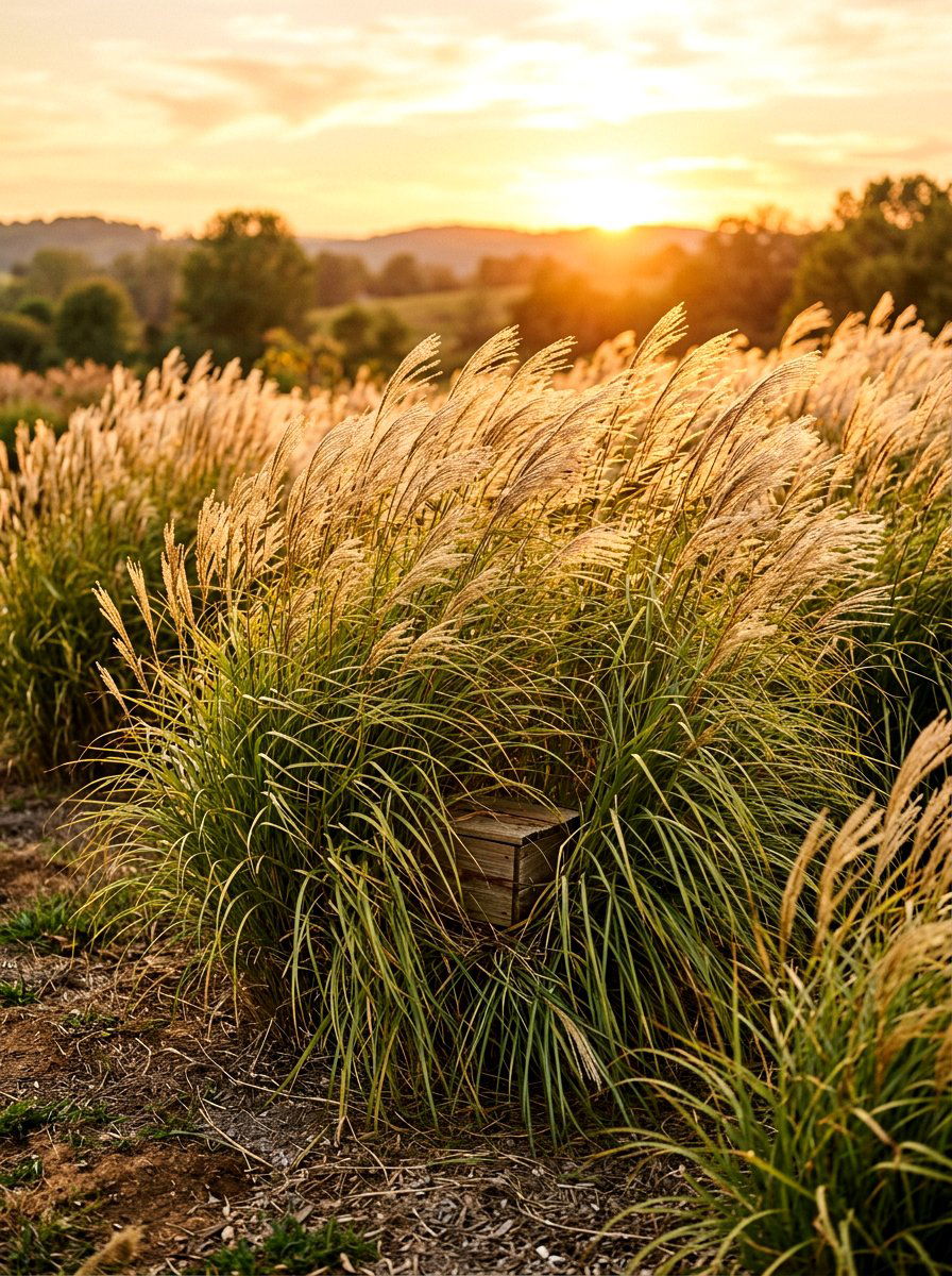 Tall Ornamental Grass - 30 utility box cover ideas