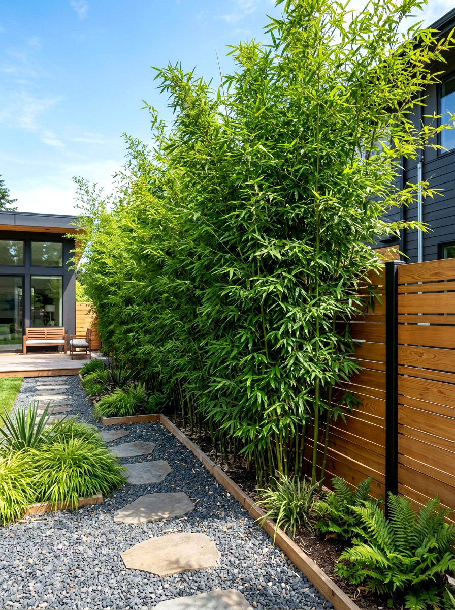 Tall Plants For Fence Screen - 30 fence landscaping ideas