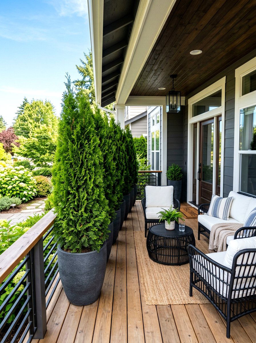 Tall Plants For Porch Privacy - 30 front porch privacy ideas
