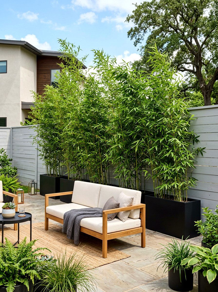 Tall Plants For Privacy - 30 patio privacy ideas