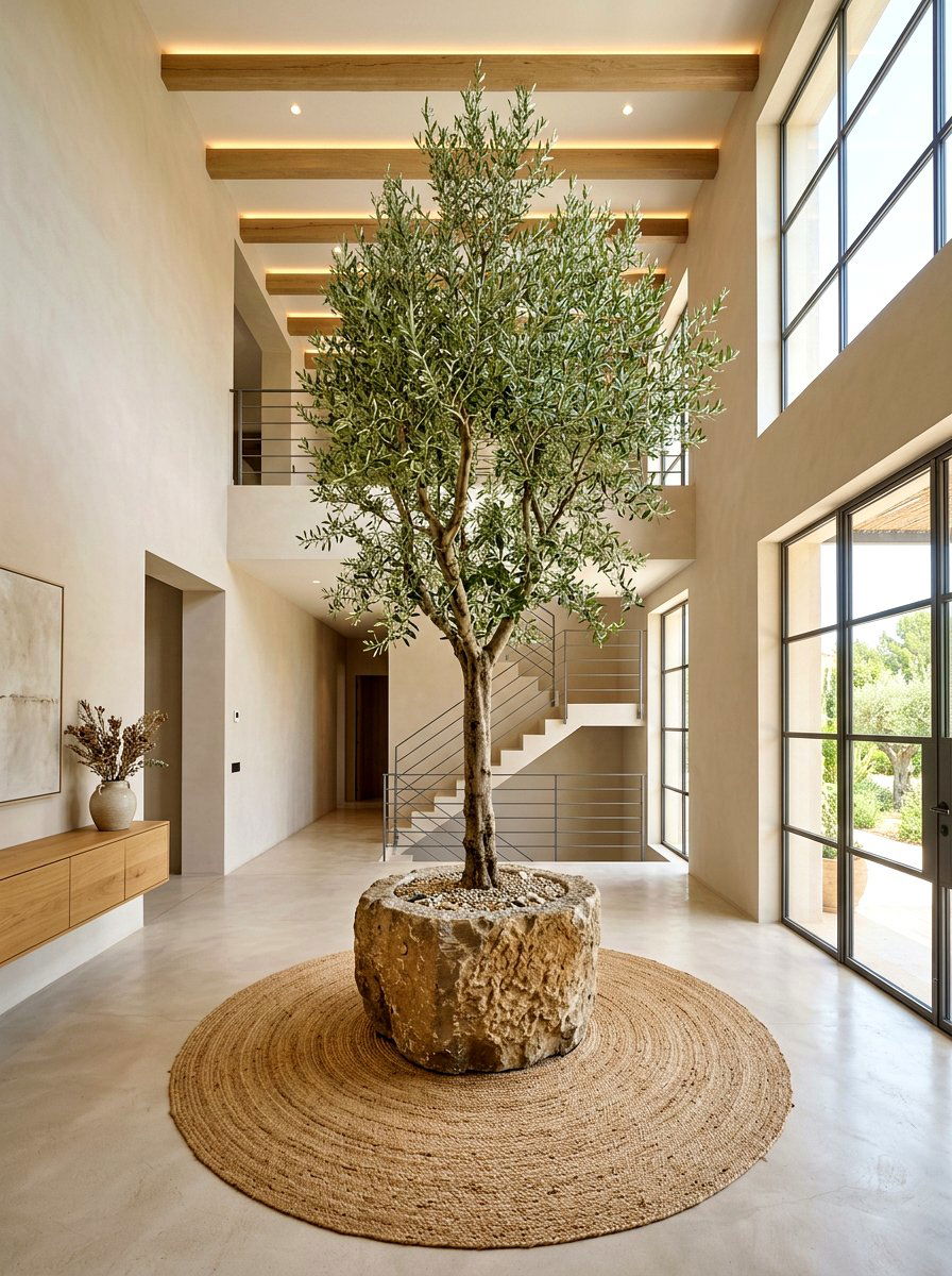 30 Olive Tree Entry Ideas for a Warm First Impression Today