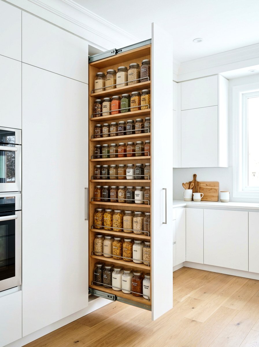 Tall Pull Out Pantry - 30 pull out pantry ideas