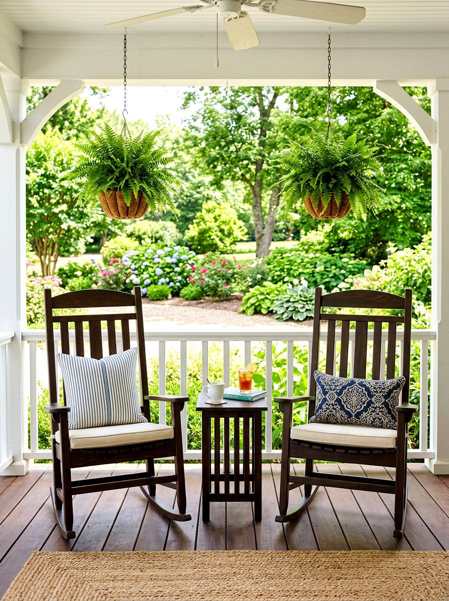 Tall Rocking Chair Porch - 30 rocking chair porch styling ideas