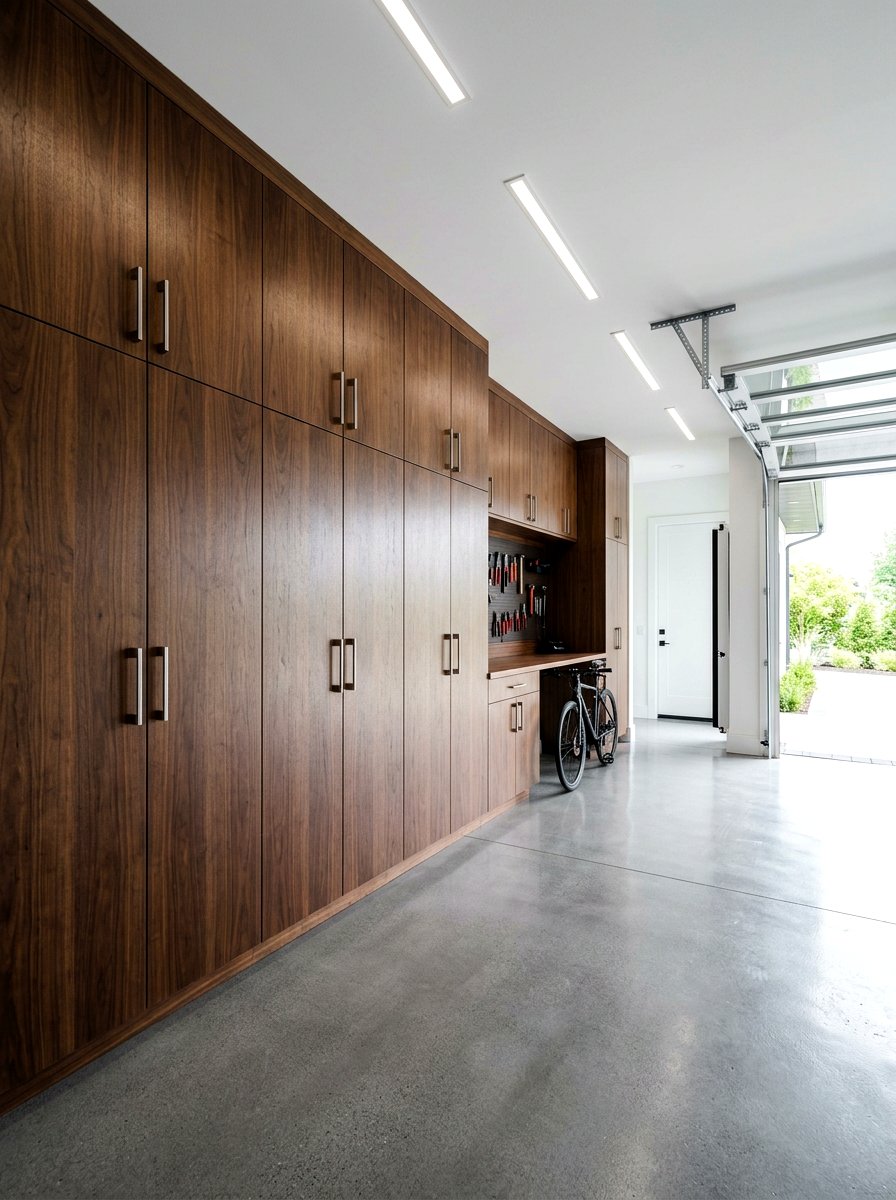 Tall Wooden Storage Cabinets - 30 garage storage ideas