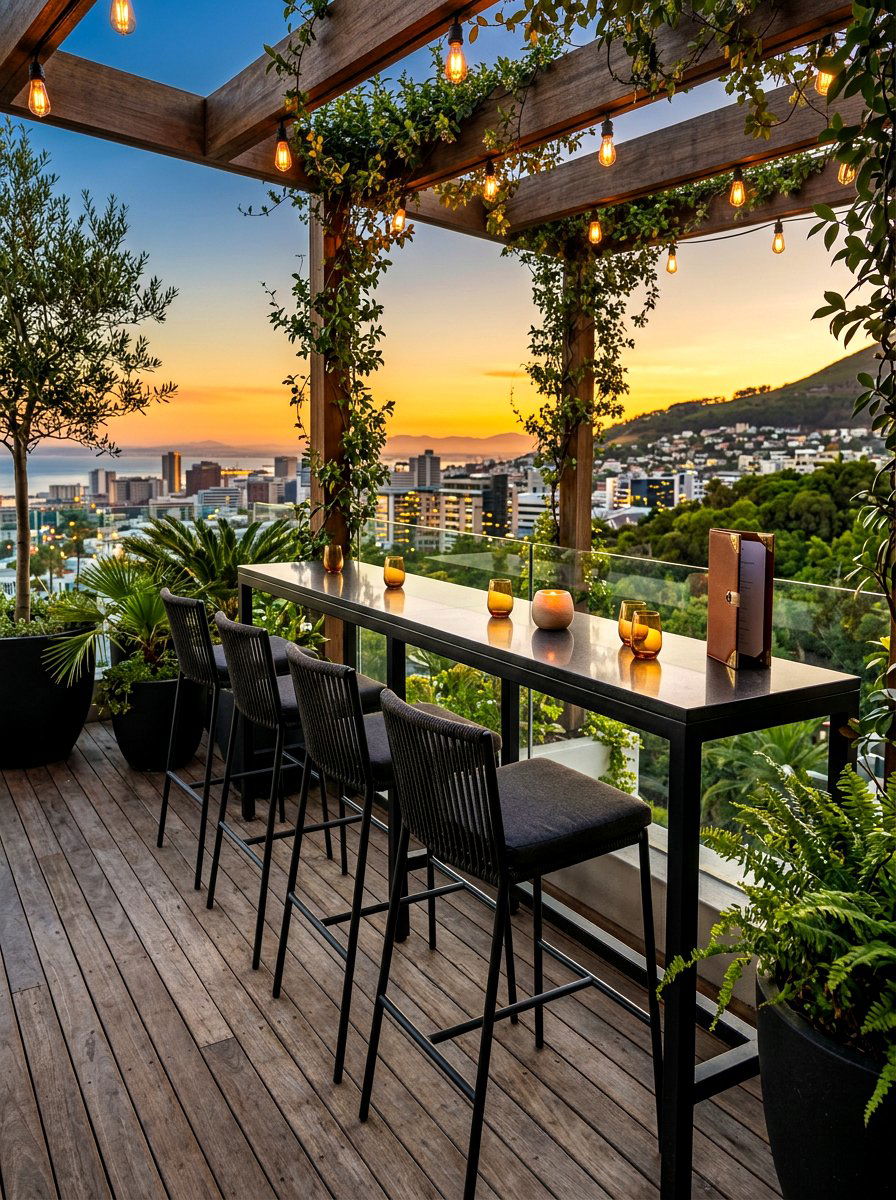 Tall bar stools - 30 veranda furniture ideas