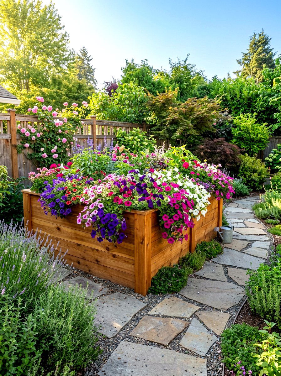Tall corner garden bed - 30 raised bed corner ideas