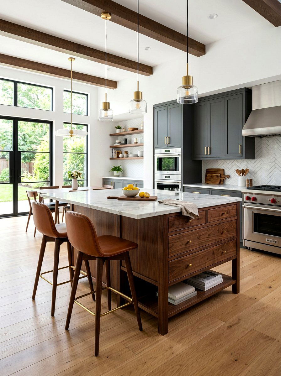 Tall dresser kitchen island with bar stools - 30 dresser as kitchen island ideas
