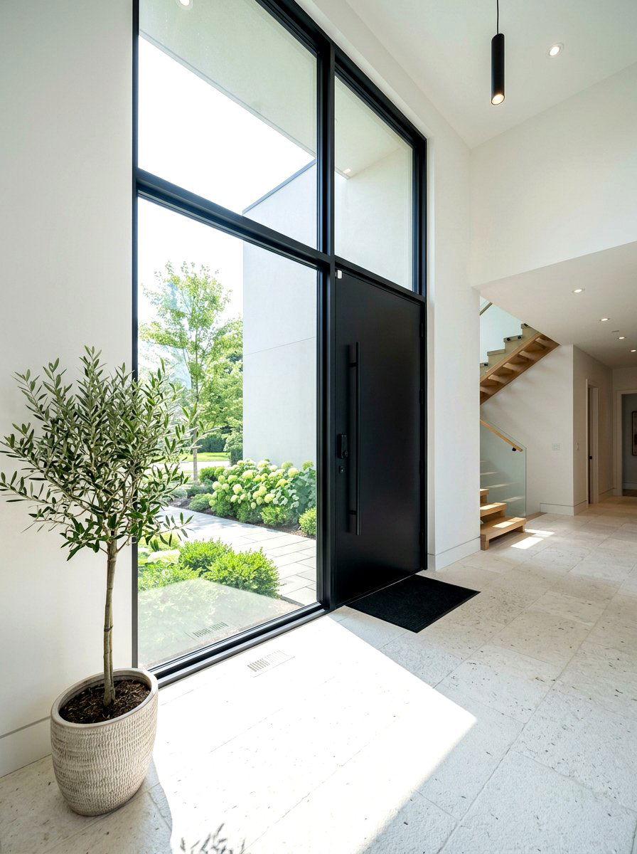 Tall entryway window - 30 dramatic foyer decor ideas