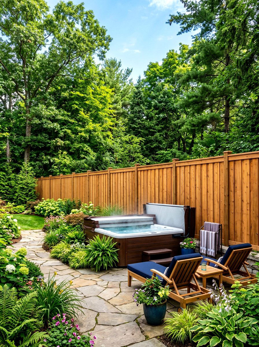 Tall privacy fence - 30 vinyl fence ideas