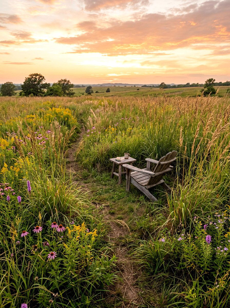 Tallgrass Prairie Landscape - 30 prairie style garden ideas