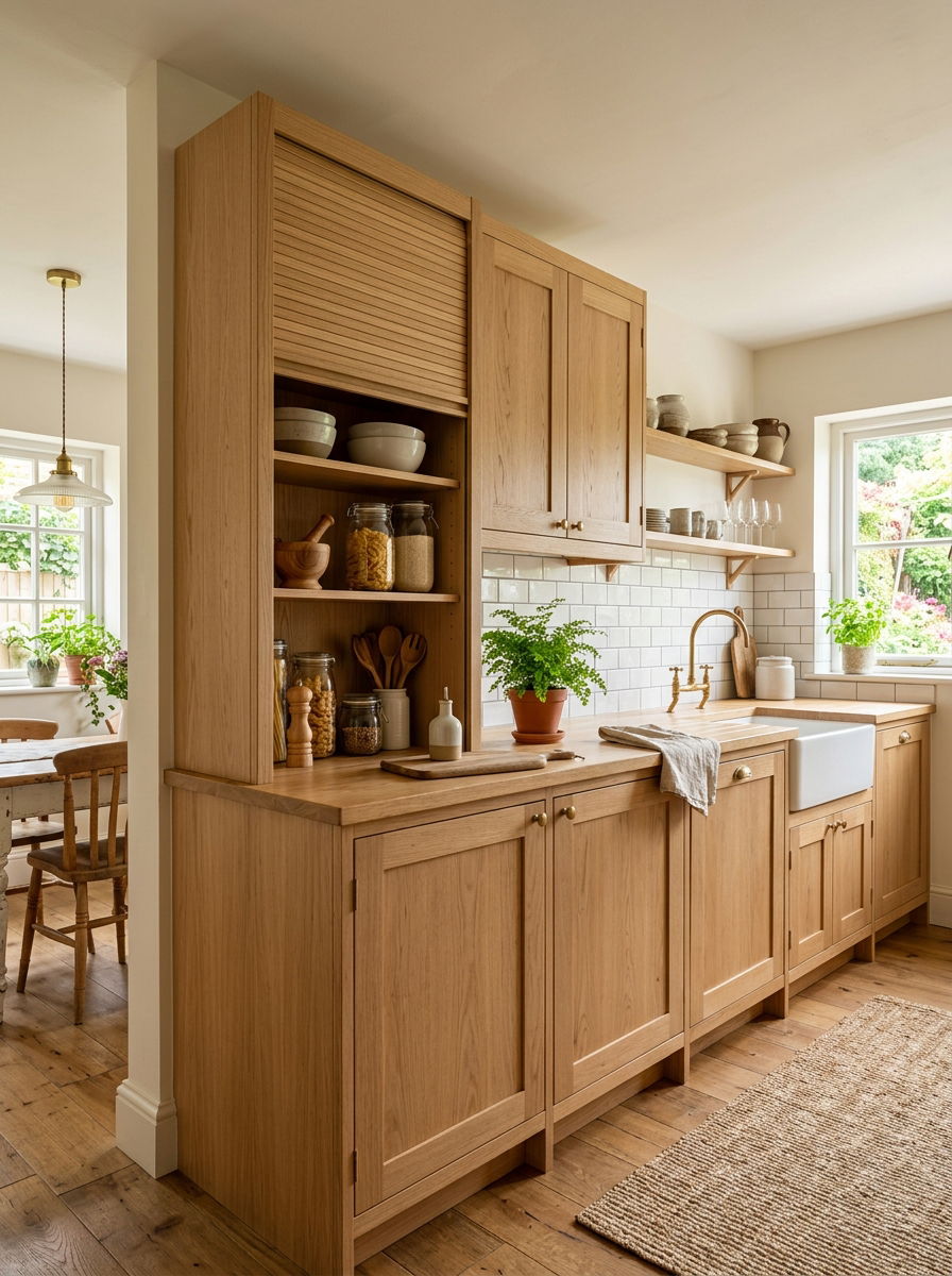 Tambour door kitchen storage - 30 hidden toaster garage ideas aesthetic