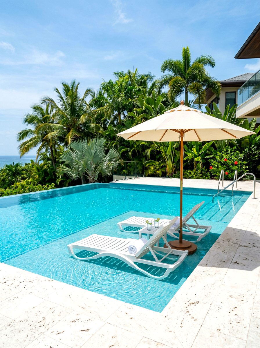 Tanning Ledge Pool - 30 luxury pool ideas