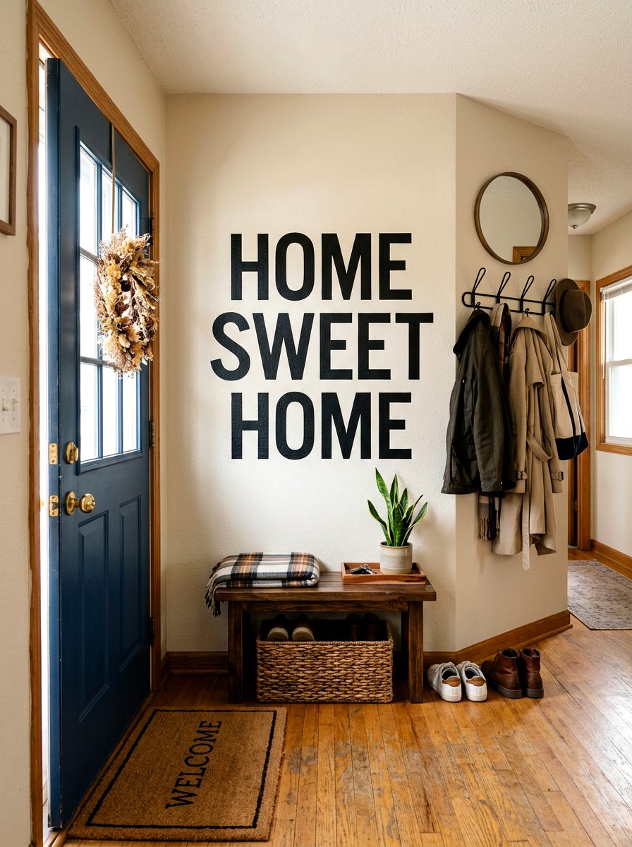 Tape quote lettering - 30 tape wall art display ideas