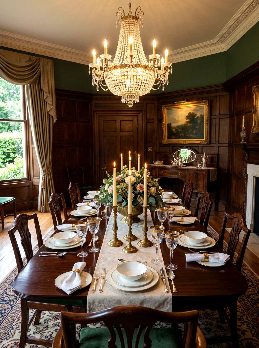 Tapered Candle Holders - 30 dining room centerpiece ideas
