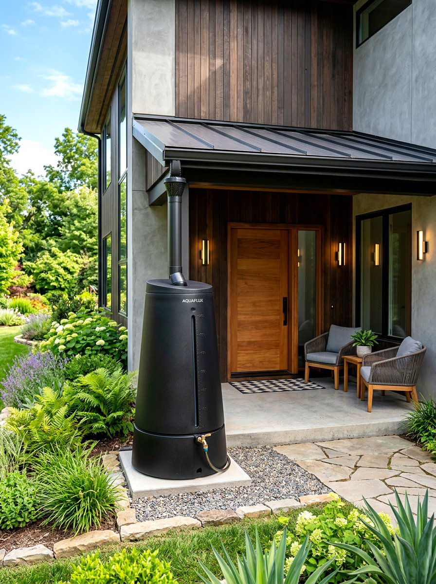 Tapered Rainwater Vessel - 30 rainwater collection ideas
