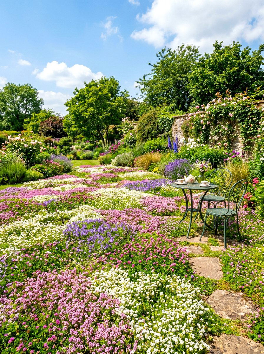 Tapestry Lawn Meadow Garden - 30 meadow front yard ideas