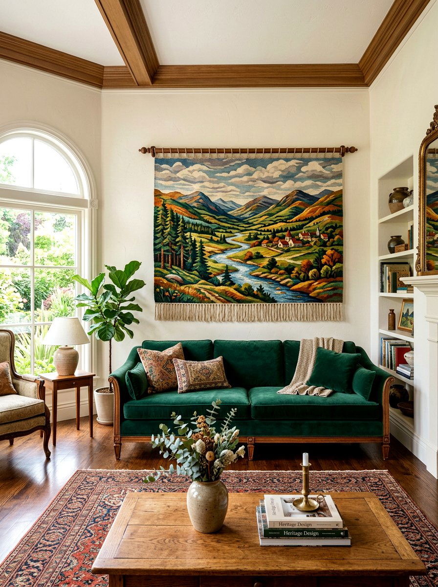 Tapestry Wall Hanging - 30 heritage home decor ideas