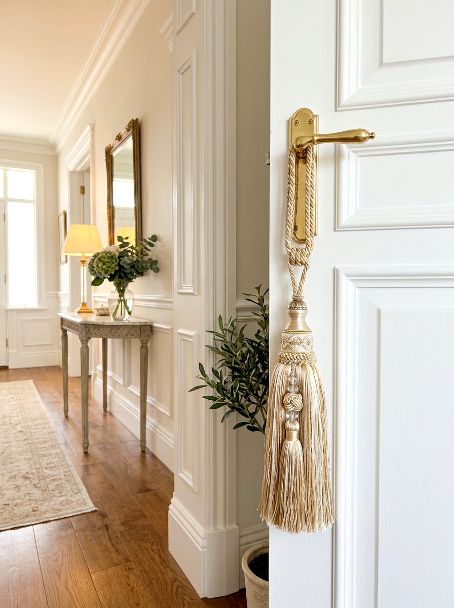 Tassel Door Hanger - 30 tassel decor living room ideas