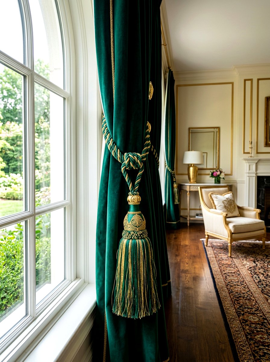 Tassel Drapery Tieback - 30 tassel decor living room ideas