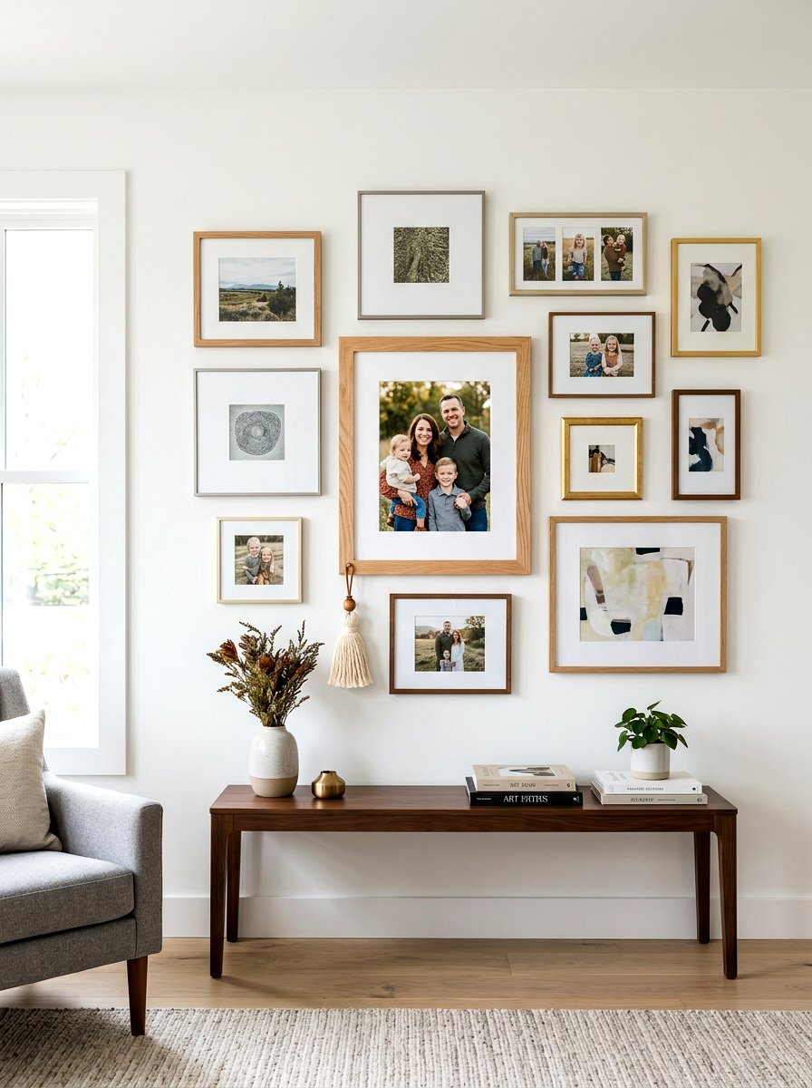 Tassel Picture Frame - 30 tassel decor living room ideas