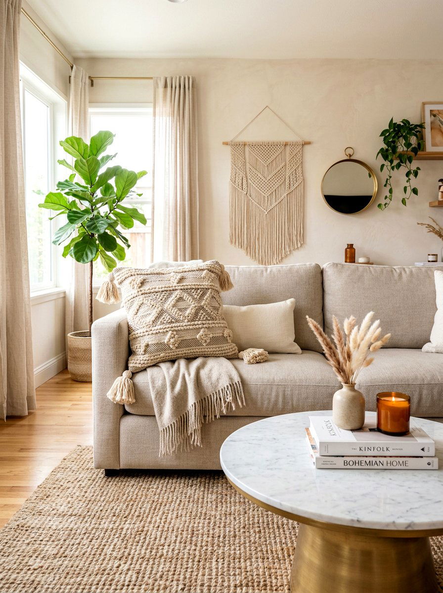 Tassel Throw Pillow - 30 tassel decor living room ideas