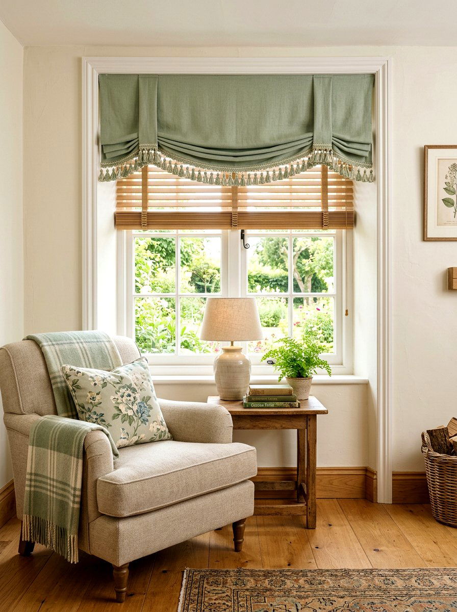 Tassel Window Valance - 30 tassel decor living room ideas