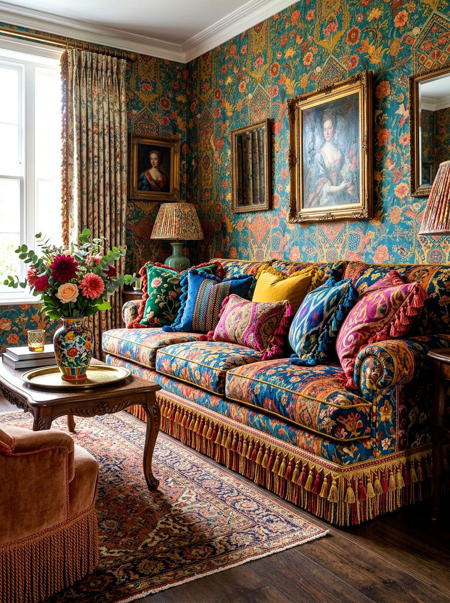 Tasseled And Fringed Furniture - 30 maximalist decor ideas