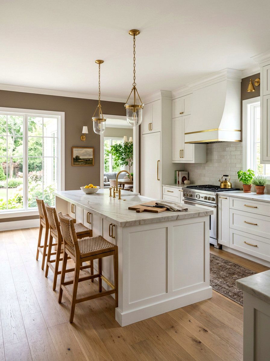 Taupe Kitchen Wall - 30 kitchen wall color ideas