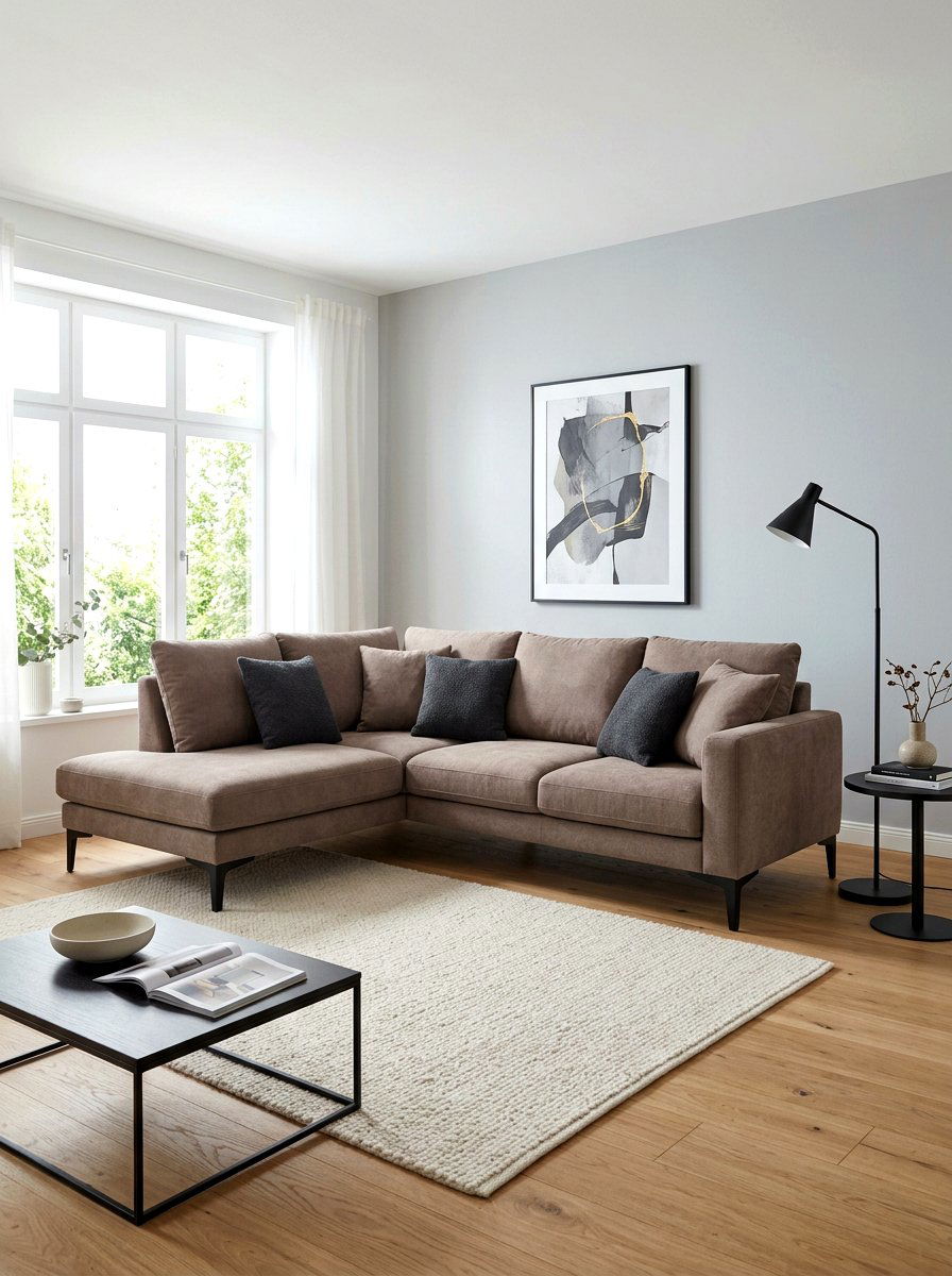 Taupe Sofa Black Accents - 30 taupe and black living room ideas